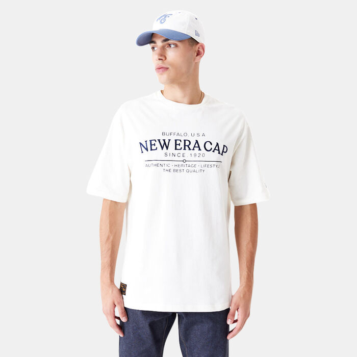 New Era Men's Graphic Print T-Shirt White New Era Men's Graphic Print T-Shirt White image number 0