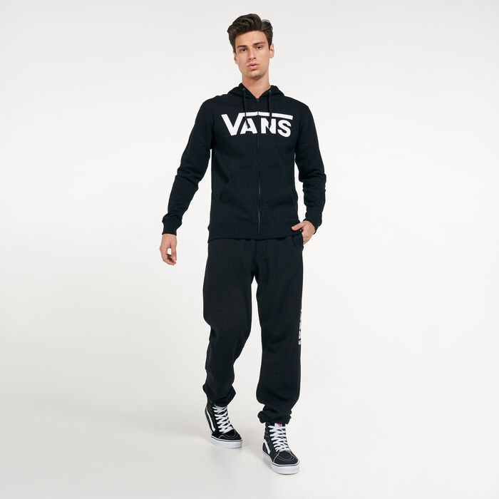 Vans Men's Classic Zip II Hoodie Black image number 2