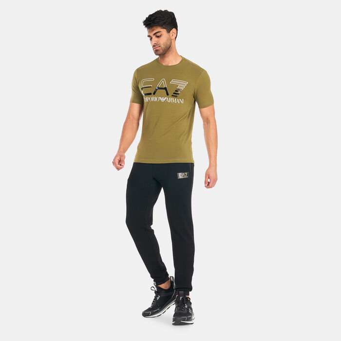EA7 Emporio Armani Men's Big Logo T-Shirt Green image number 2