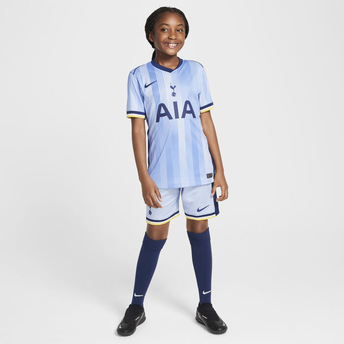 Nike Kids' Tottenham Hotspur 2024/25 Stadium Away Dri-FIT Football Replica Shirt Blue Nike Kids' Tottenham Hotspur 2024/25 Stadium Away Dri-FIT Football Replica Shirt Blue image number 6