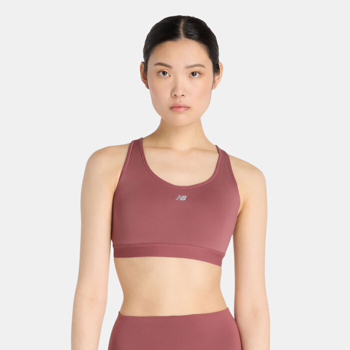 New Balance Women's Essential High-Support Running Sports Bra Brown New Balance Women's Essential High-Support Running Sports Bra Brown image number 0