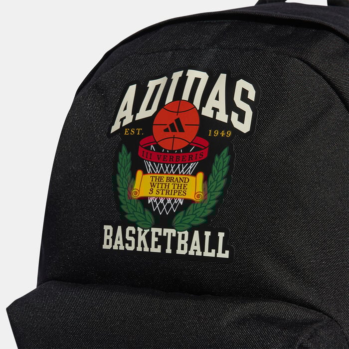 adidas Men's Hoops Backpack Black adidas Men's Hoops Backpack Black image number 4