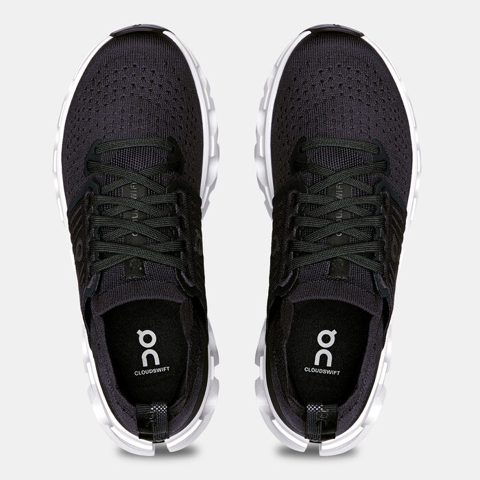 On Women's Cloudswift 4 Running Shoes Black On Women's Cloudswift 4 Running Shoes Black image number 4
