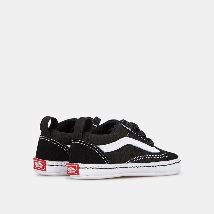 Vans Kids' Old Skool Crib Shoe Black Vans Kids' Old Skool Crib Shoe Black image number 2