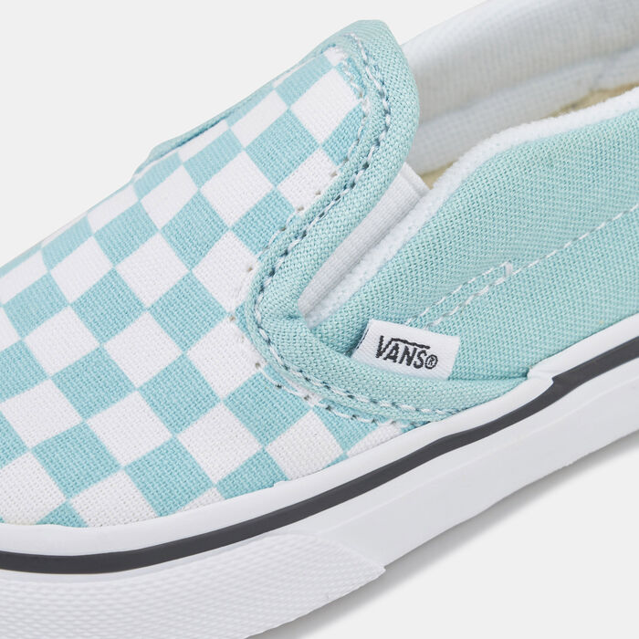 Vans Kids' Checkerboard Slip-On Shoe (Baby and Toddler) Blue image number 4