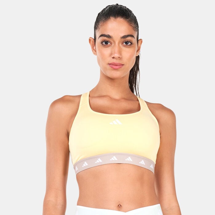 adidas Women’s Powerreact Training Techfit Bra yellow adidas Women’s Powerreact Training Techfit Bra yellow image number 0