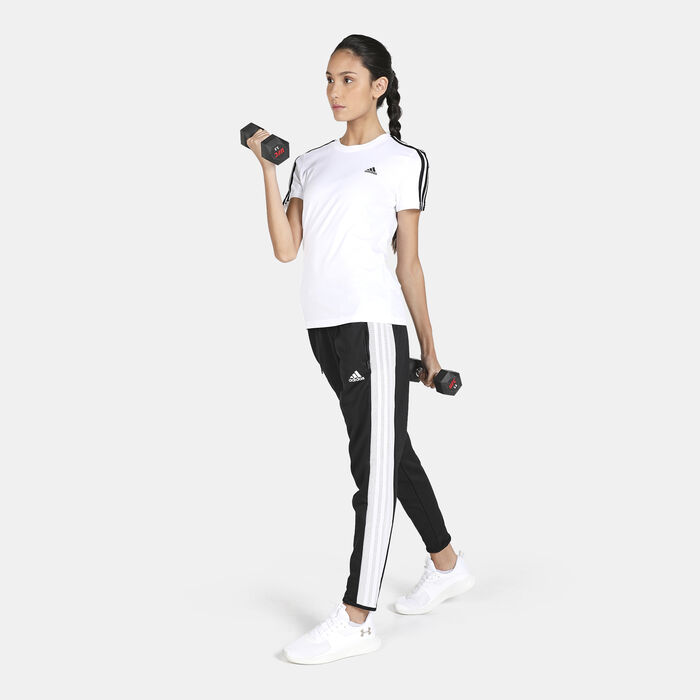adidas Women's Essentials 3-Stripes T-Shirt White adidas Women's Essentials 3-Stripes T-Shirt White image number 2
