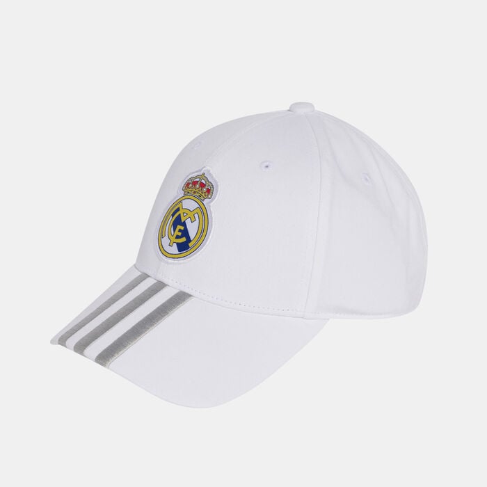 adidas Men's Real Madrid Home Baseball Cap White adidas Men's Real Madrid Home Baseball Cap White image number 0
