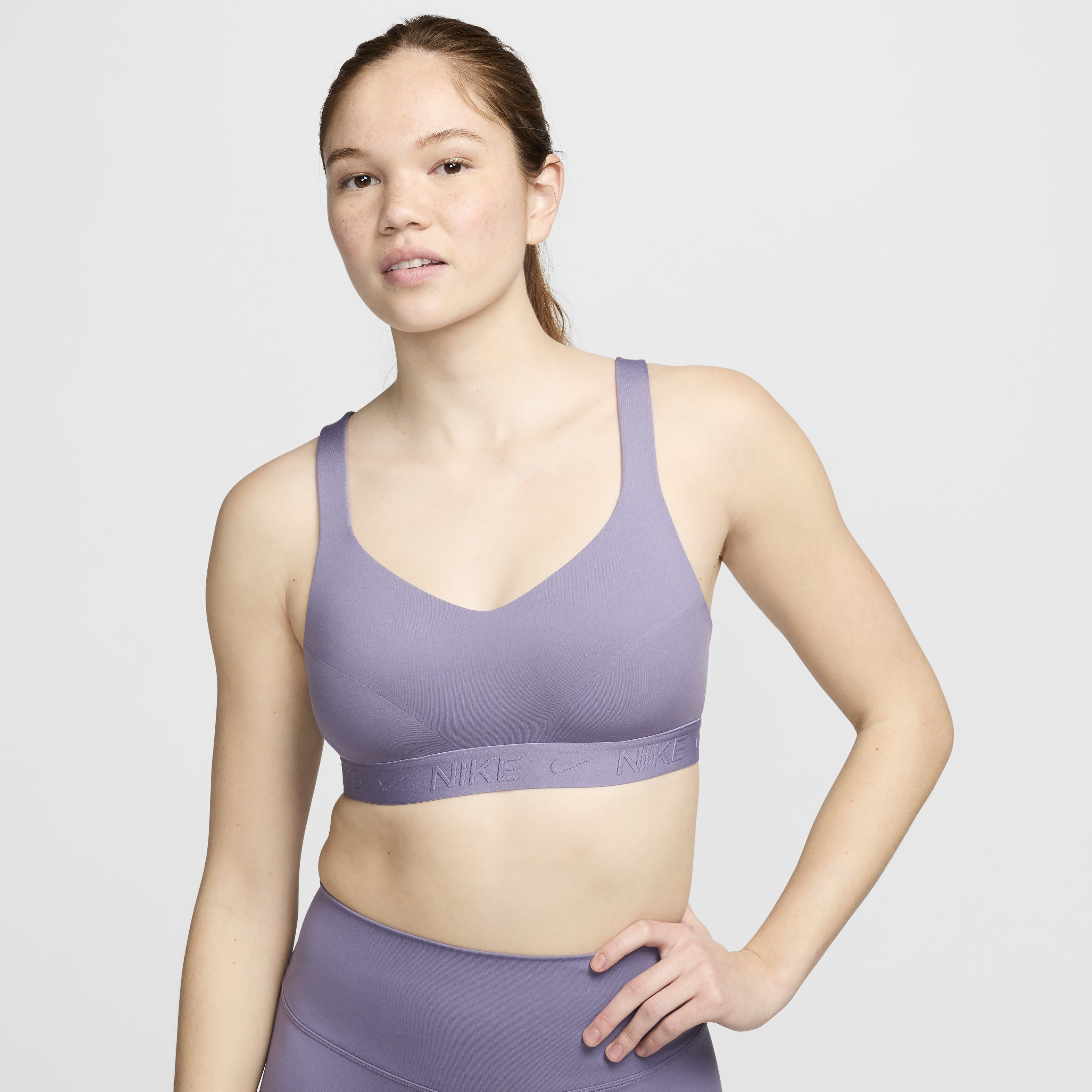 Women s Indy High Support Sports Bra Grey Nike in KSA SSS