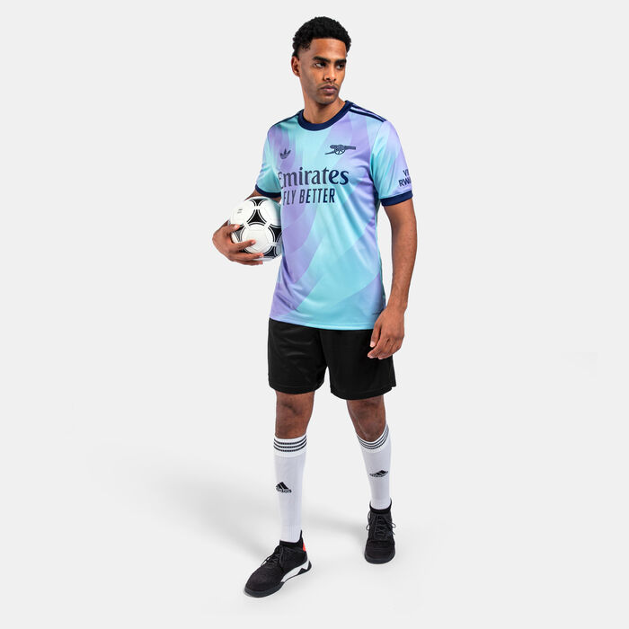 adidas Men's Arsenal 24/25 Third Replica Football Jersey Blue adidas Men's Arsenal 24/25 Third Replica Football Jersey Blue image number 2