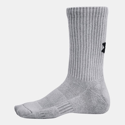 Under Armour Kids' Training Cotton Crew Socks (6 Pairs) Grey Under Armour Kids' Training Cotton Crew Socks (6 Pairs) Grey
