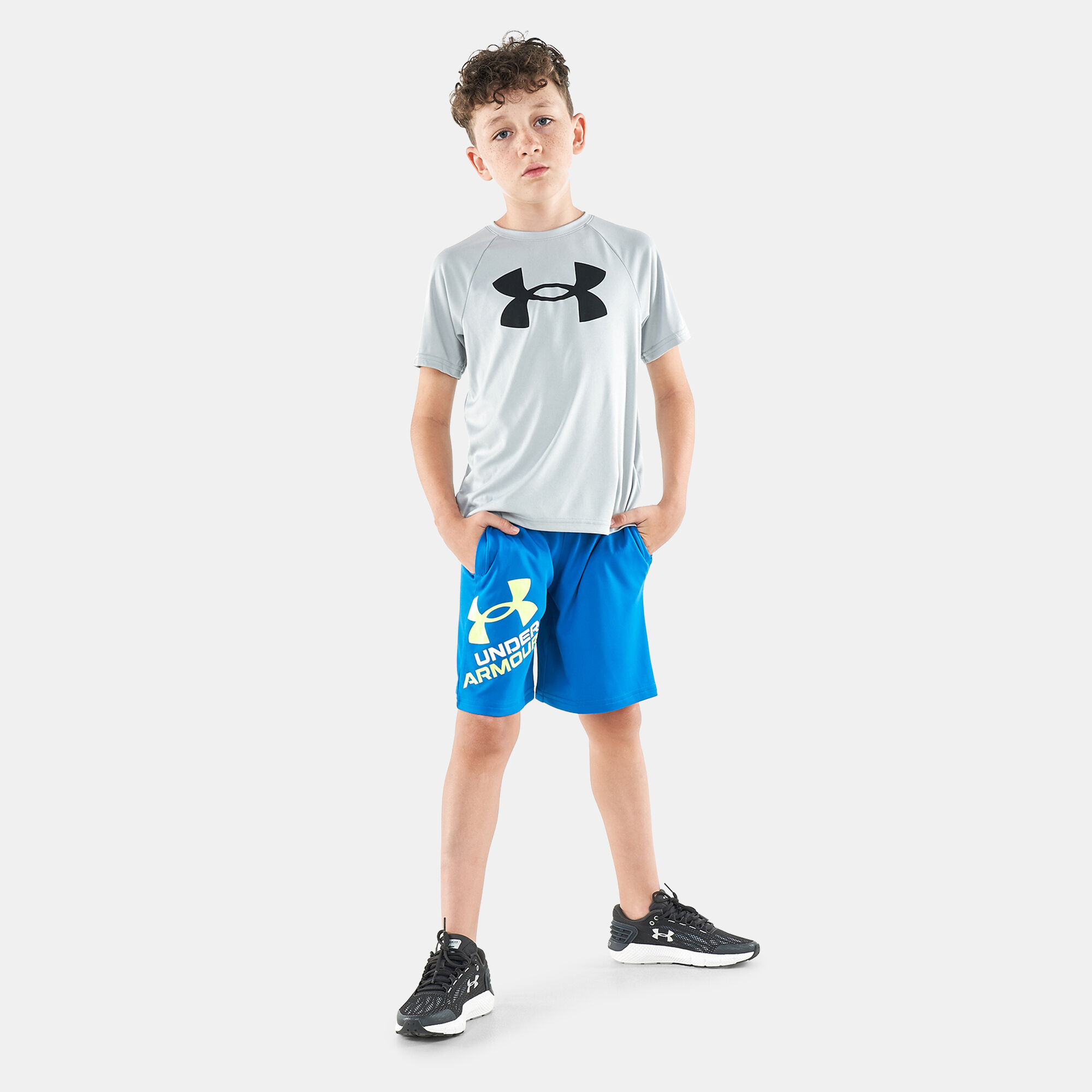 Under armour kids shorts sales