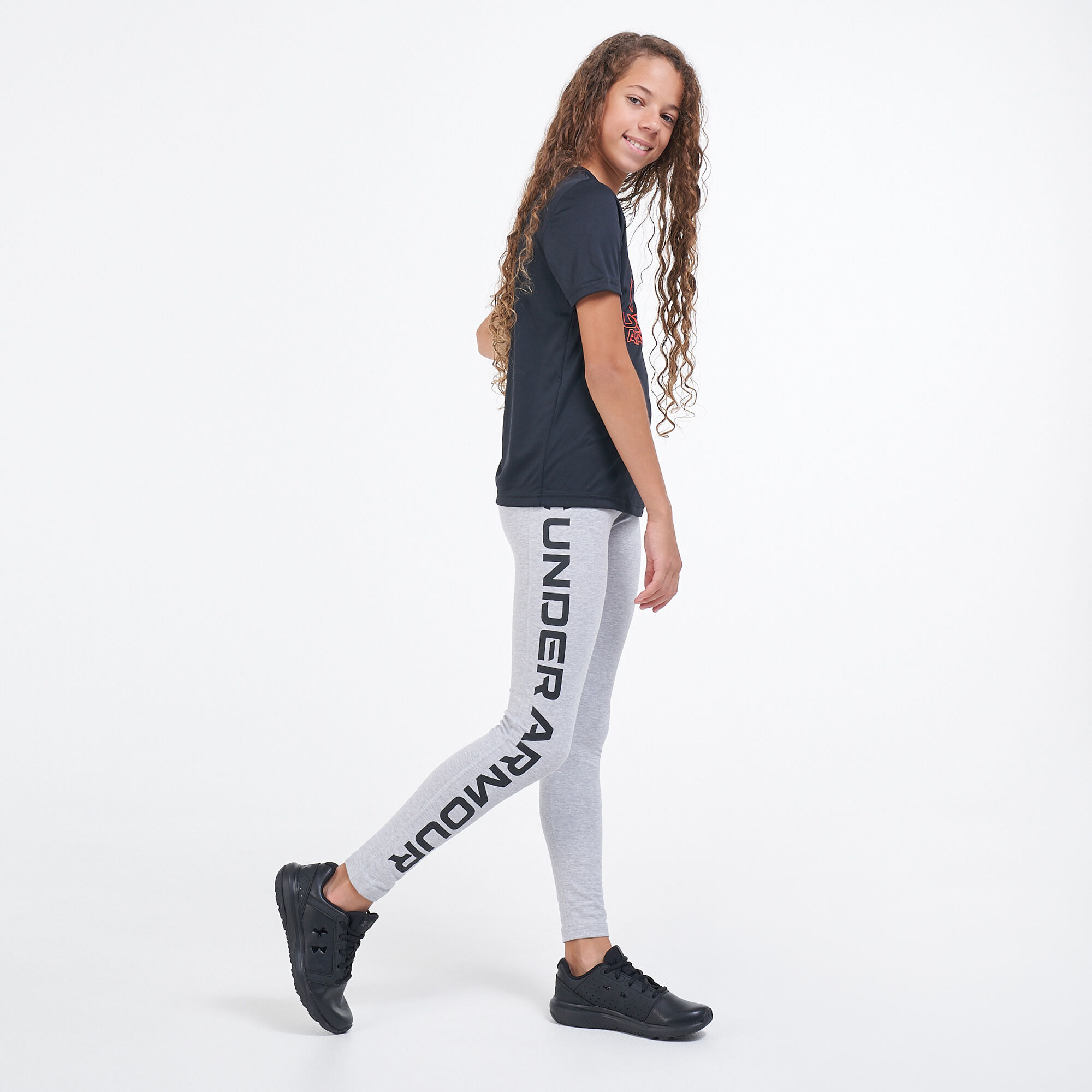Under armour leggings kids deals