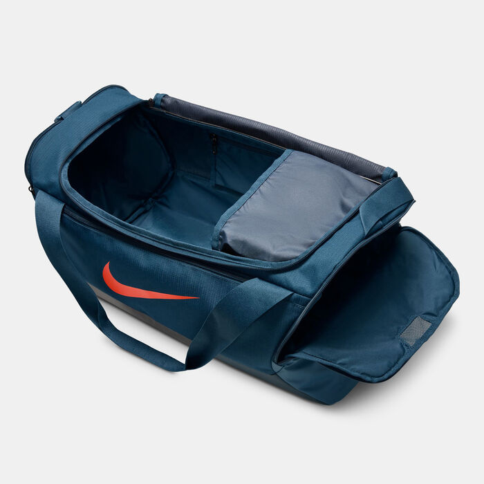 Nike Brasilia Training Duffel Bag Blue Nike Brasilia Training Duffel Bag Blue image number 3