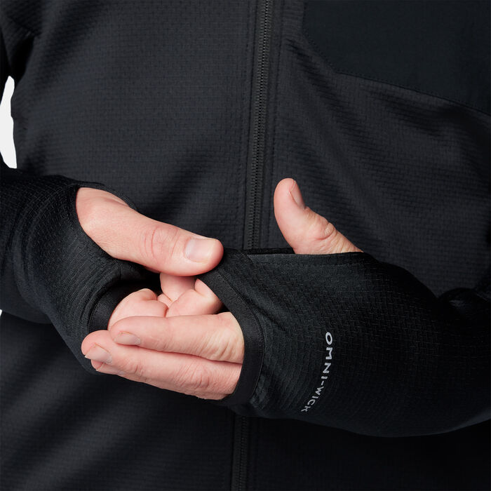 Columbia Men's Triple Canyon Grid Fleece II Full-Zip Jacket Black Columbia Men's Triple Canyon Grid Fleece II Full-Zip Jacket Black image number 5