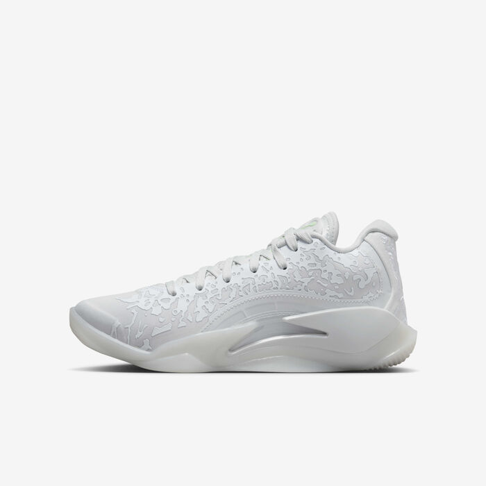 Jordan Kids' Zion 3 Basketball Shoes White image number 2
