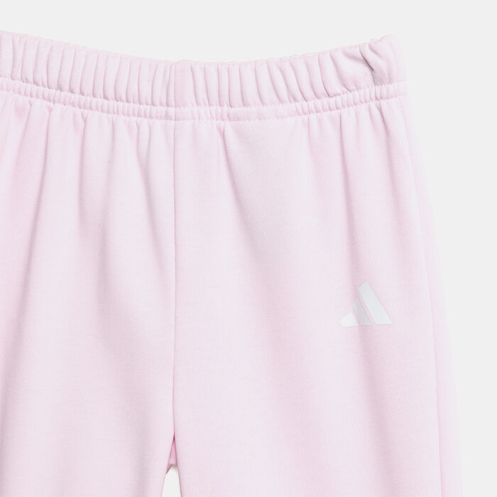 adidas Kids' Seasonal Essentials Adiraptor Sweatshirt And Joggers Set Pink image number 5