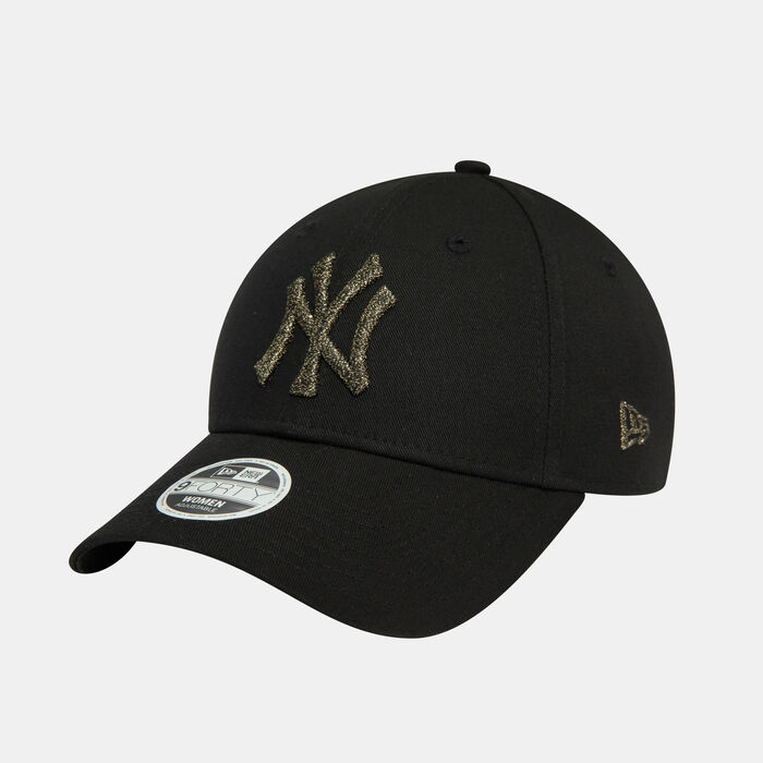 New Era Women's MLB New York Yankees Logo 9FORTY Cap Black image number 2
