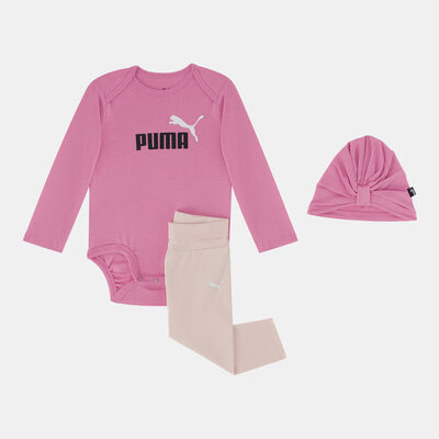 PUMA Kids' Minicats Newborn 3-Piece Set Pink
