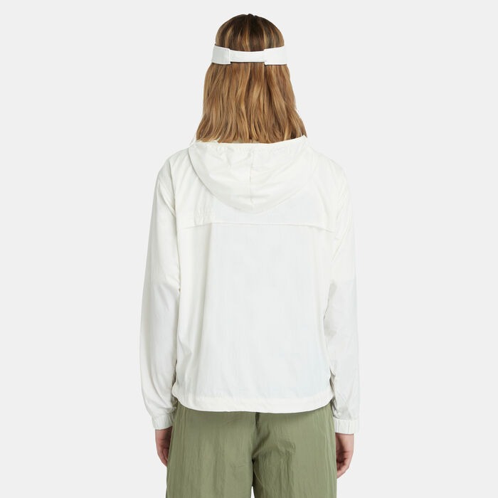Timberland Women's Anti-UV Windbreaker Hoodie White image number 1