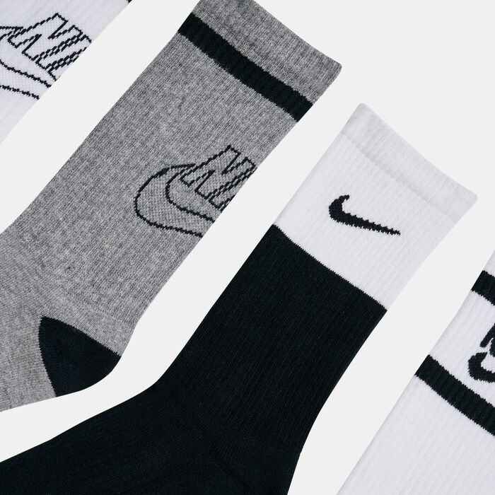 Nike Kids' Everyday Cushioned Crew Socks - 6 Pack (Older Kids) Pink Nike Kids' Everyday Cushioned Crew Socks - 6 Pack (Older Kids) Pink image number 1