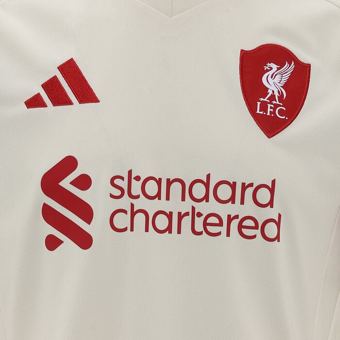 adidas Men's Liverpool 25/26 Away Replica Football Jersey White adidas Men's Liverpool 25/26 Away Replica Football Jersey White image number 2