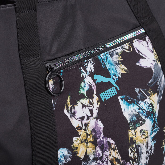 PUMA Women's Prime Time Large Shopper Bag Black PUMA Women's Prime Time Large Shopper Bag Black image number 3