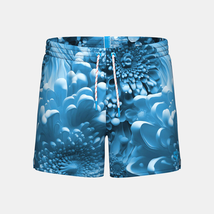 Arena Men's Printed Beach Shorts Blue image number 0