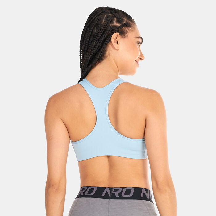 Nike Women's Dri-FIT Swoosh Sports Bra Blue Nike Women's Dri-FIT Swoosh Sports Bra Blue image number 1