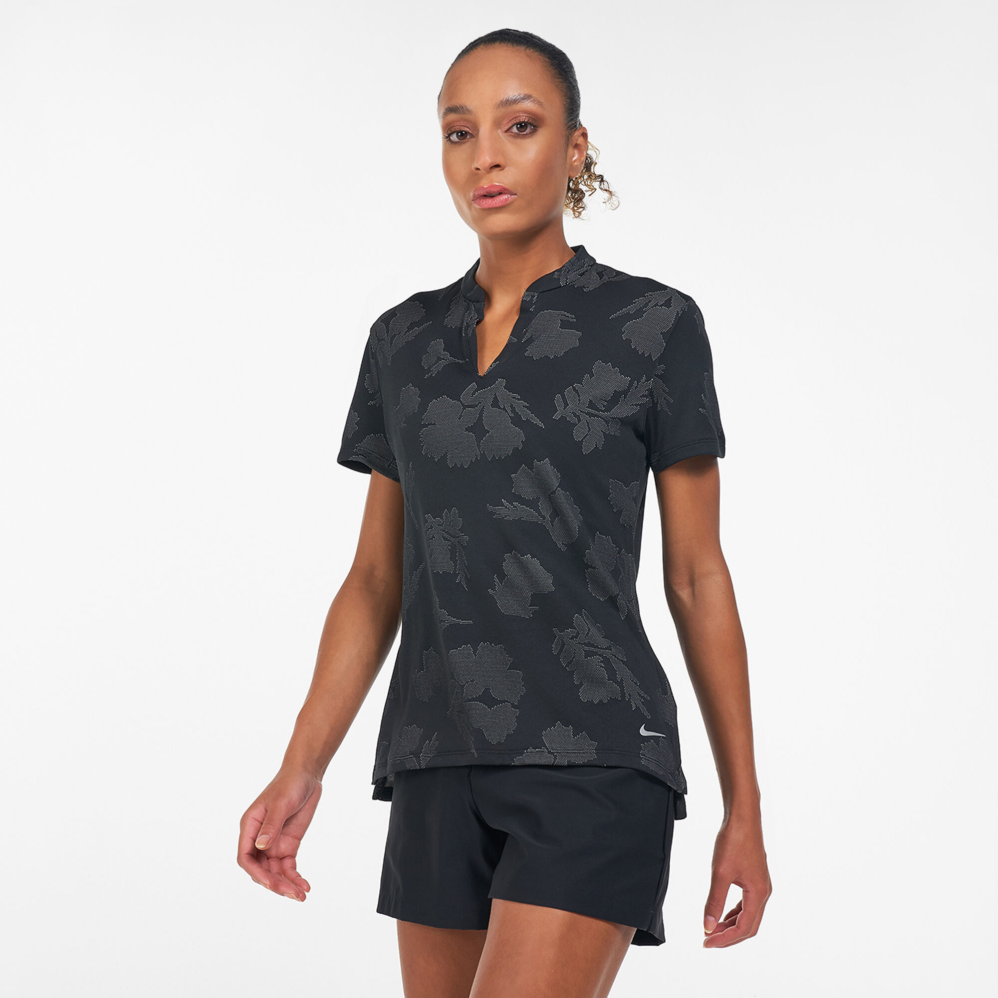 Nike golf cheap floral polo