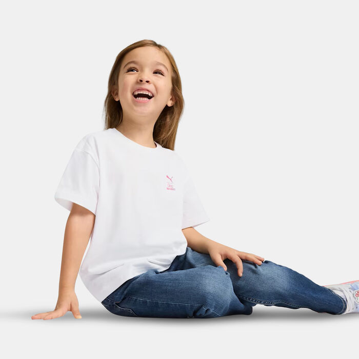 PUMA Kids' x Hello Kitty and Friends Graphic T-Shirt White image number 0
