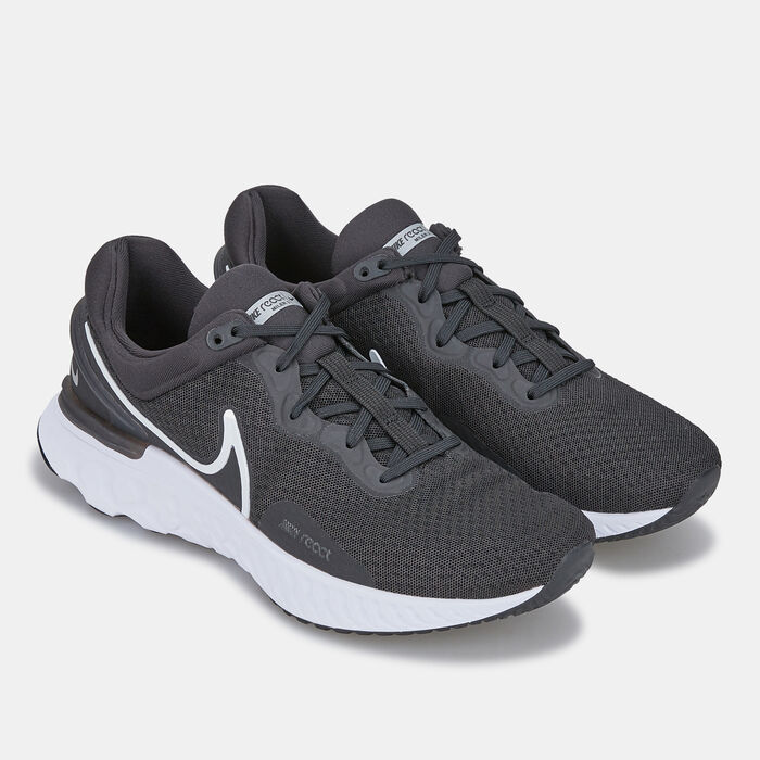 Nike Women's React Miler 3 Road Running Shoe Black Nike Women's React Miler 3 Road Running Shoe Black image number 1