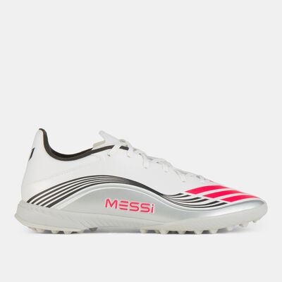adidas Men's F50 Messi League Turf Ground Football Shoes White adidas Men's F50 Messi League Turf Ground Football Shoes White