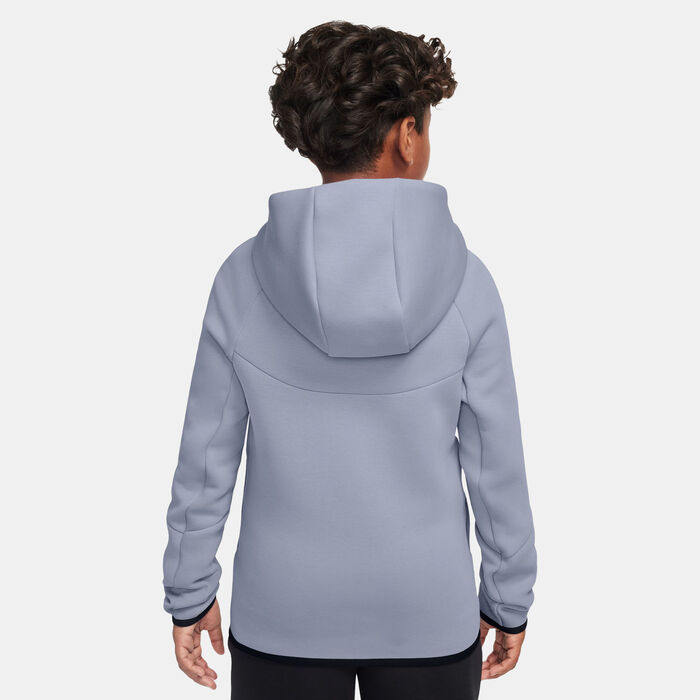 Nike Kids' Sportswear Tech Fleece Full-Zip Hoodie Grey Nike Kids' Sportswear Tech Fleece Full-Zip Hoodie Grey image number 1
