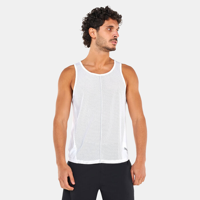 PUMA Men's RUN Cloudspun Tank Top White PUMA Men's RUN Cloudspun Tank Top White image number 0