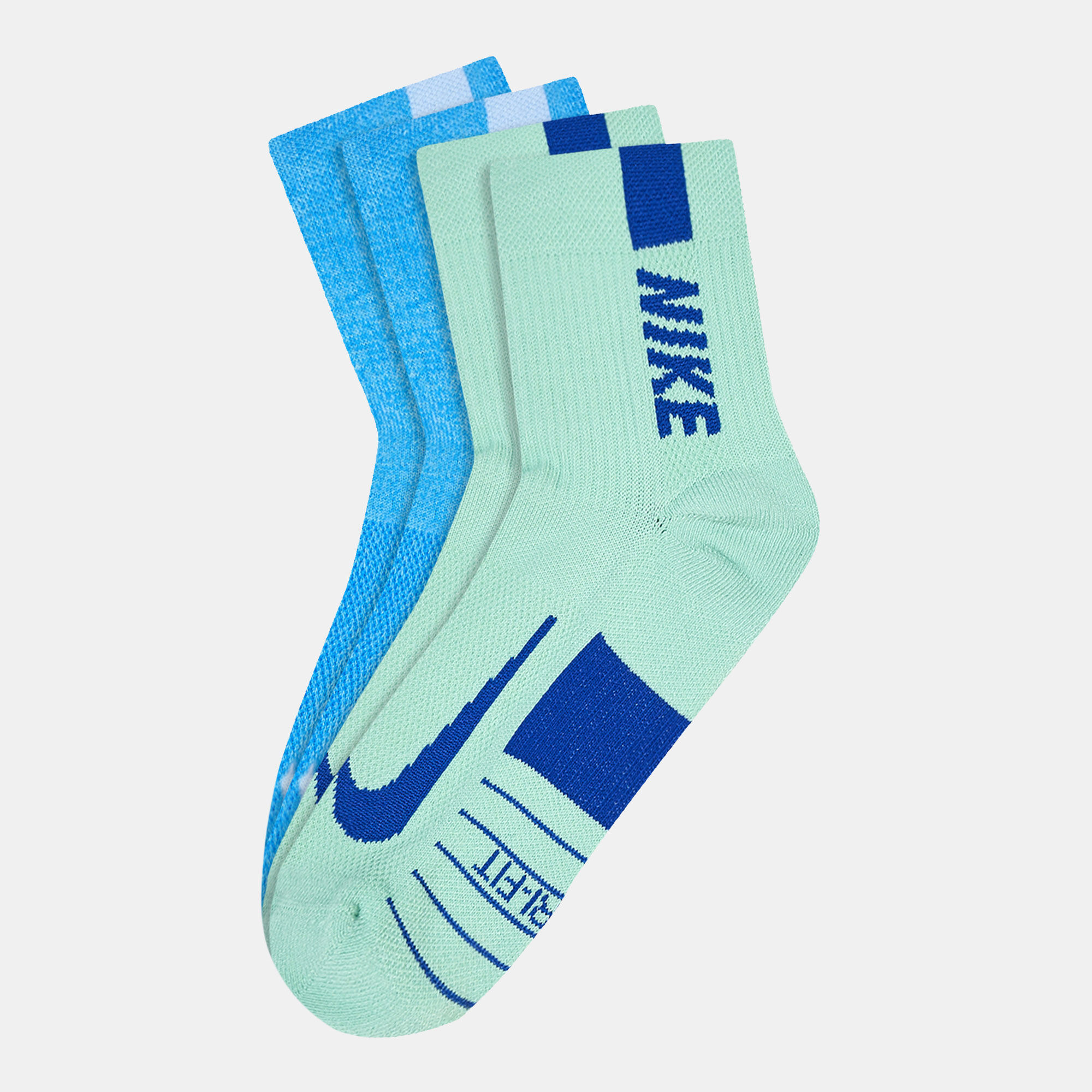 Buy Nike Multiplier Ankle Socks 2 Pack Multi Color in KSA SSS