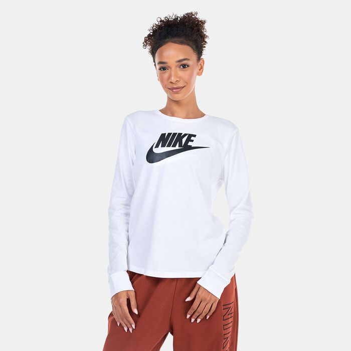 Nike Women's Sportswear Essentials Logo T-Shirt White image number 0
