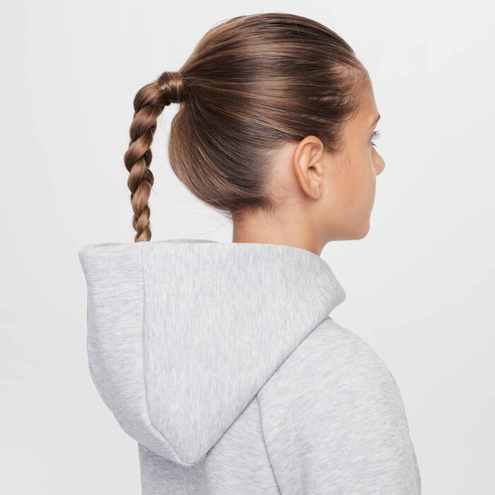 Nike Kids' Sportswear Tech Fleece Hoodie Grey image number 6