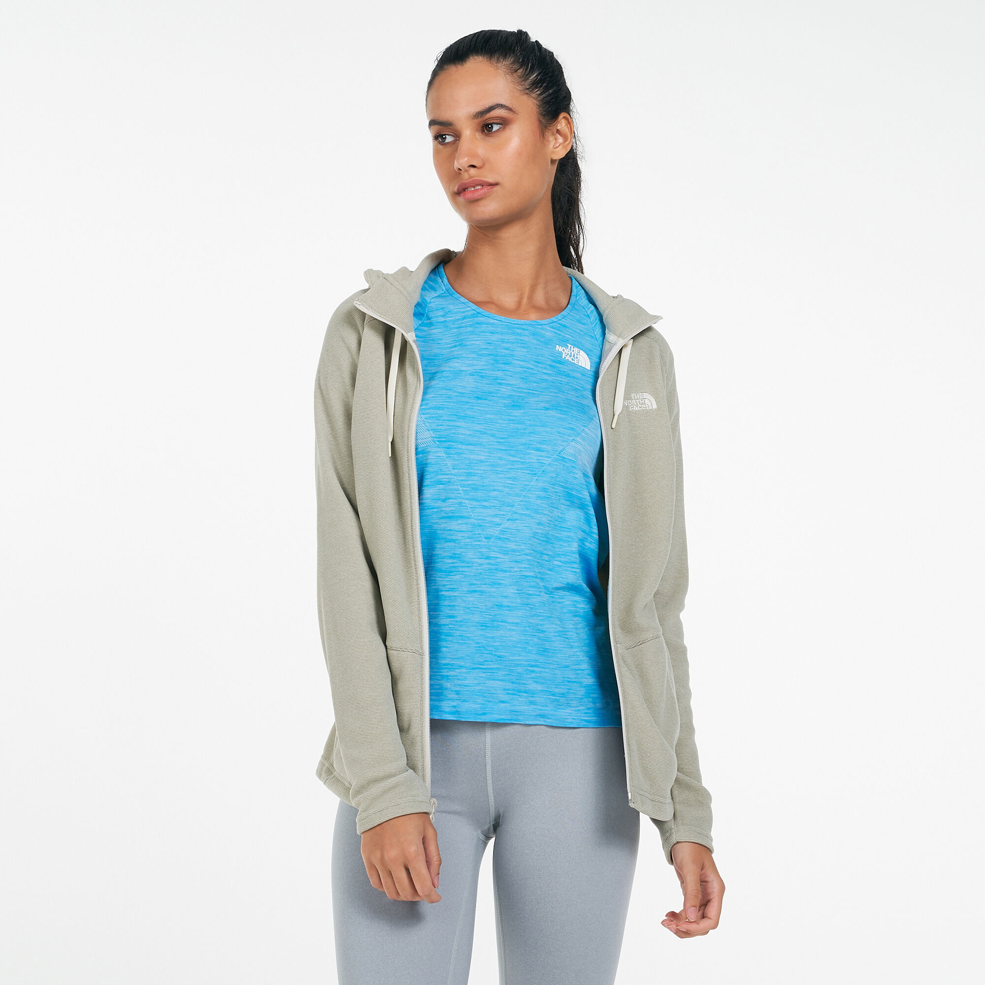 women's mezzaluna full zip hoodie