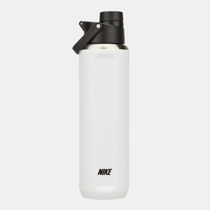 Nike Hypercharge Chug Water Bottle White Nike Hypercharge Chug Water Bottle White image number 1