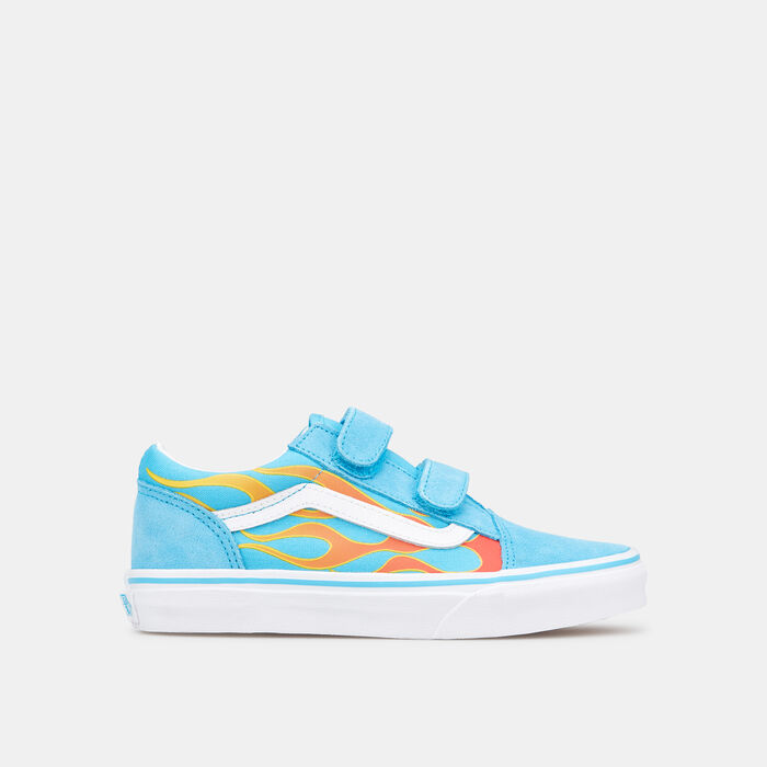 Vans Kids' Old Skool V Unisex Shoe Blue Vans Kids' Old Skool V Unisex Shoe Blue image number 0