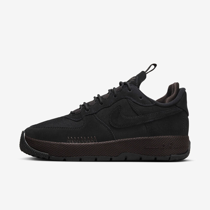 Nike Women's Air Force 1 Wild Shoes Black Nike Women's Air Force 1 Wild Shoes Black image number 0
