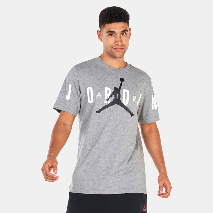 Jordan Men's Air Stretch T-Shirt Grey Jordan Men's Air Stretch T-Shirt Grey image number 0