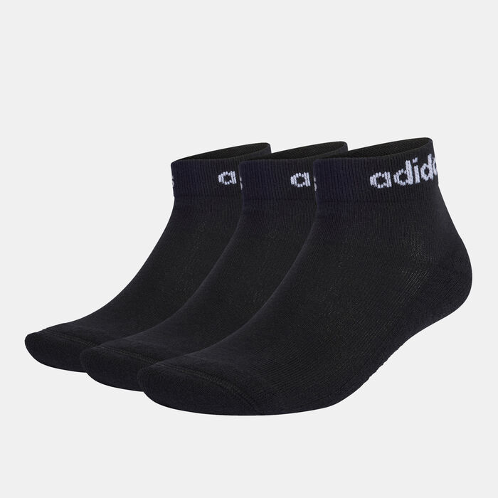 adidas Men's Think Linear Ankle Socks (3 Pairs) Multi-Color adidas Men's Think Linear Ankle Socks (3 Pairs) Multi-Color image number 0