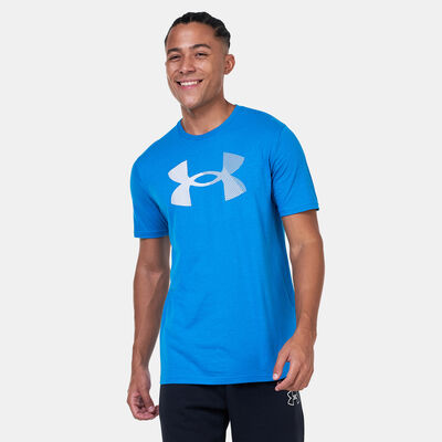 Under Armour Men's Big Logo Fill T-Shirt Blue