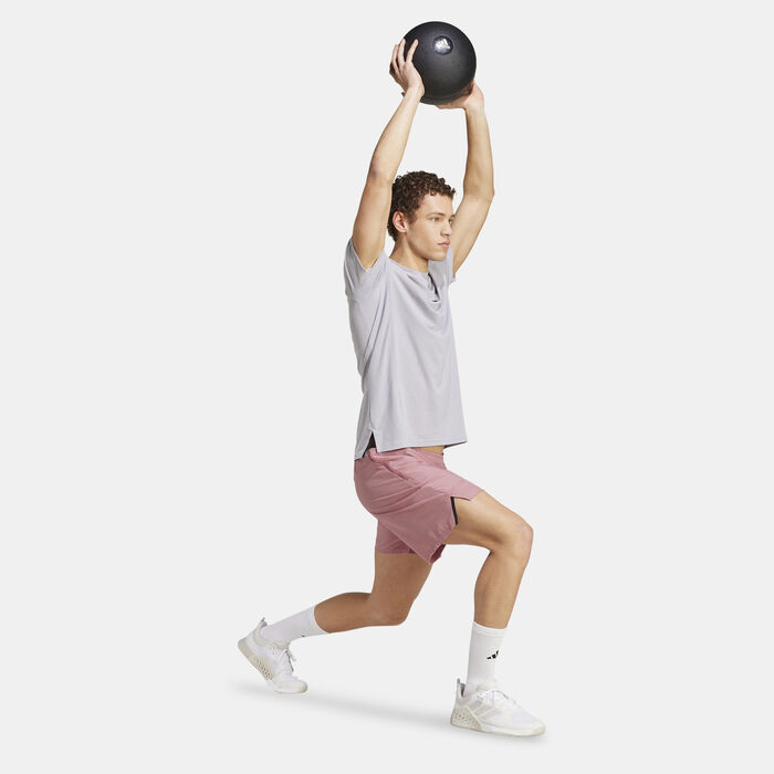 adidas Men's Designed For Training T-Shirt Grey image number 2