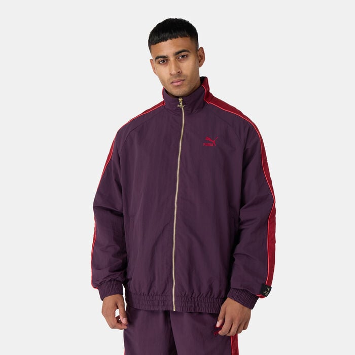 PUMA PLAY LOUD T7 Track Jacket Purple PUMA PLAY LOUD T7 Track Jacket Purple image number 0