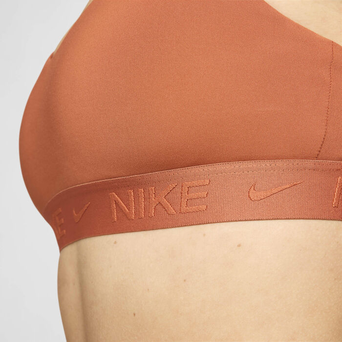 Nike Women's Indy Light-Support Training Sports Bra Brown Nike Women's Indy Light-Support Training Sports Bra Brown image number 5