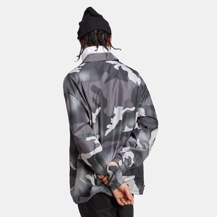 adidas Originals Men's Graphics Camo Coach Jacket Black adidas Originals Men's Graphics Camo Coach Jacket Black image number 1