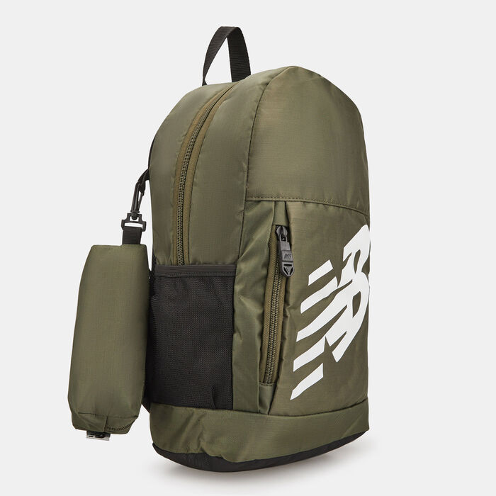 New Balance Kids' Logo Backpack with Pencil Case Green image number 2